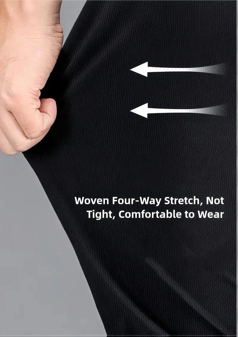 New Men's quick drying breathable printed sports shorts, fitness running shorts, outdoor training shorts, fitness shorts