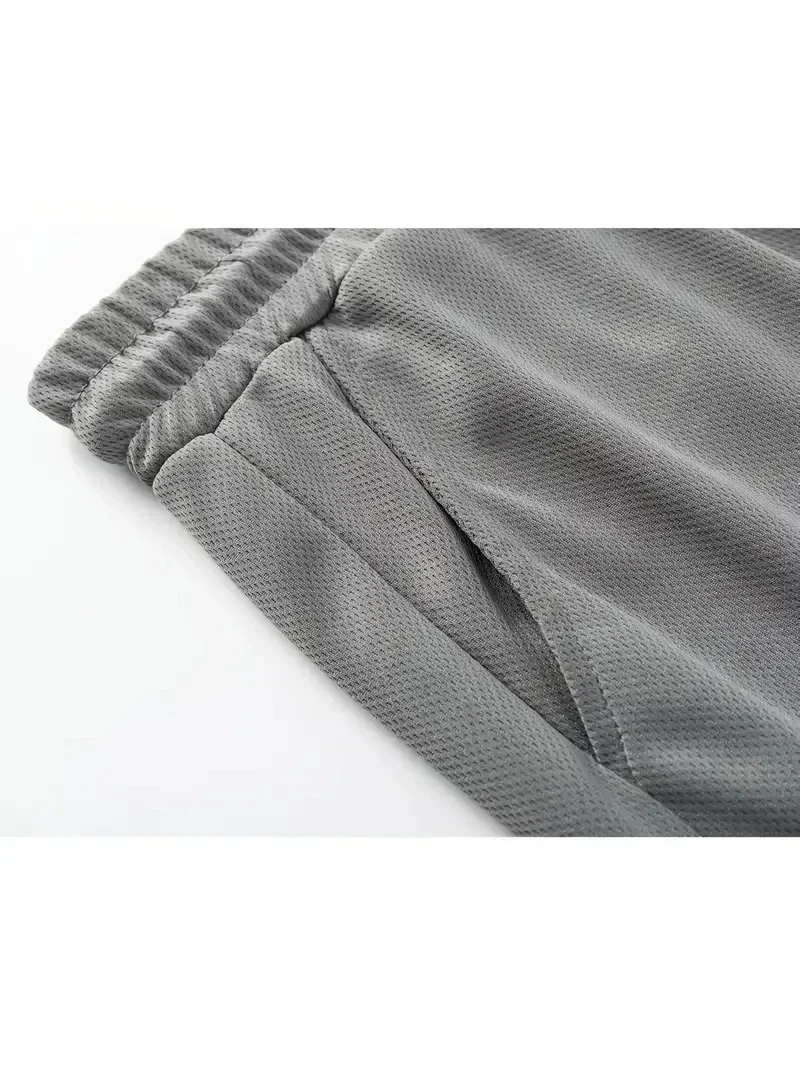 New Men's quick drying breathable printed sports shorts, fitness running shorts, outdoor training shorts, fitness shorts