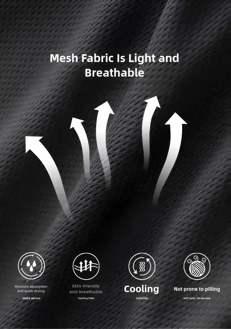 New Men's quick drying breathable printed sports shorts, fitness running shorts, outdoor training shorts, fitness shorts