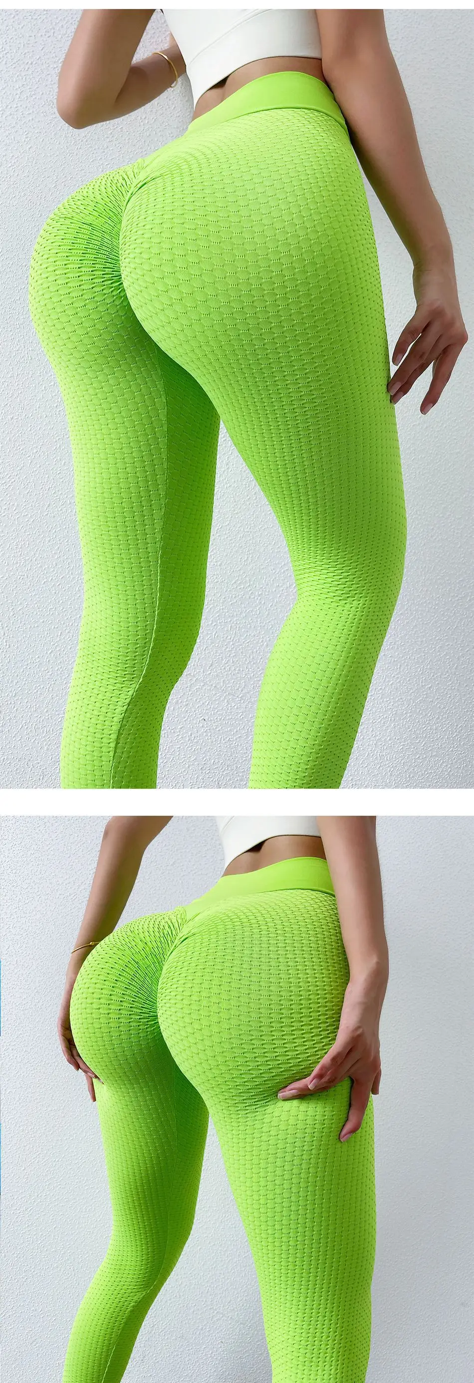 Push Up Yoga Leggings Butt Scrunch Seamless Sportswear Fitness Women Yoga Pants Bright Color High Waist Workout Tight Sweatpants