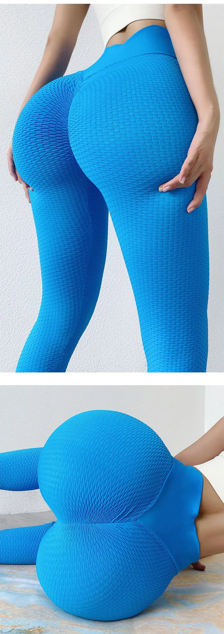 Push Up Yoga Leggings Butt Scrunch Seamless Sportswear Fitness Women Yoga Pants Bright Color High Waist Workout Tight Sweatpants