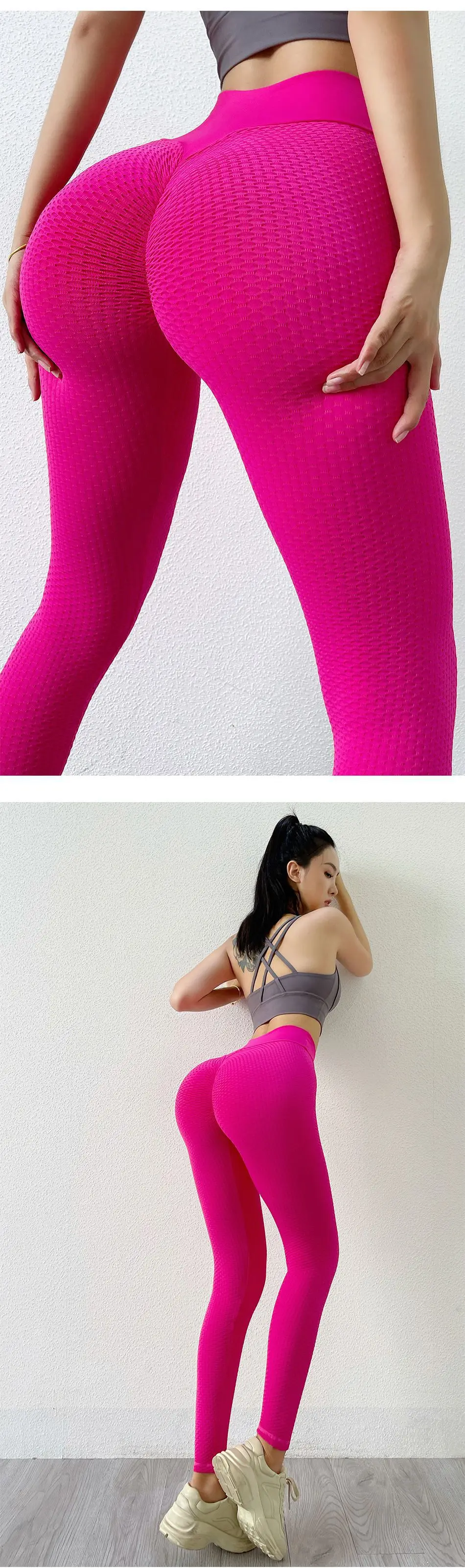 Push Up Yoga Leggings Butt Scrunch Seamless Sportswear Fitness Women Yoga Pants Bright Color High Waist Workout Tight Sweatpants