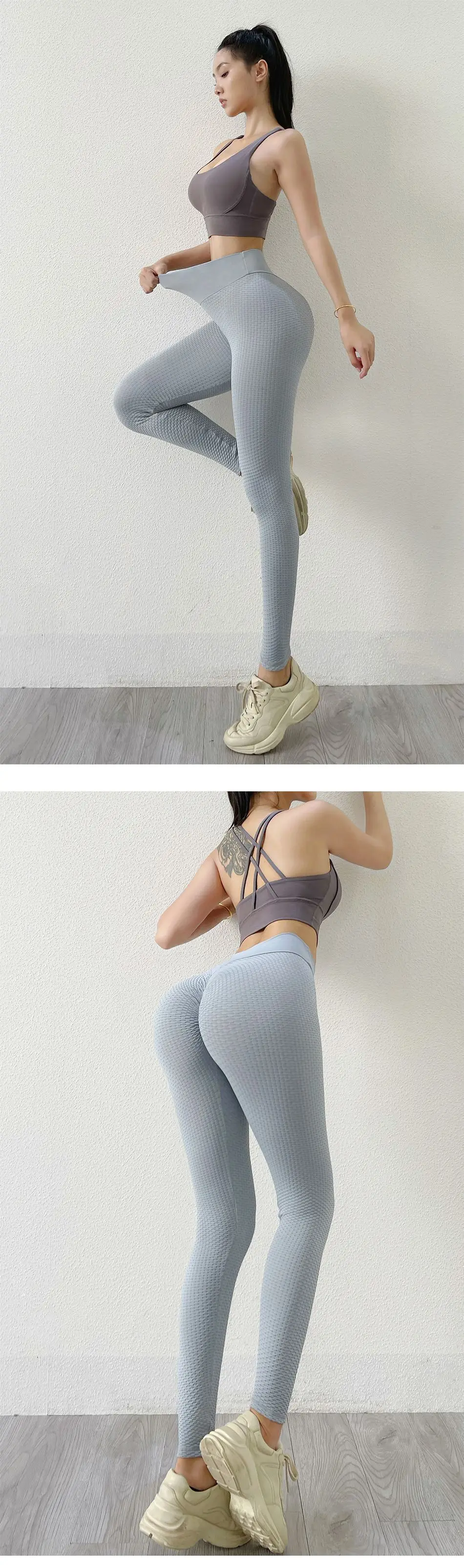 Push Up Yoga Leggings Butt Scrunch Seamless Sportswear Fitness Women Yoga Pants Bright Color High Waist Workout Tight Sweatpants