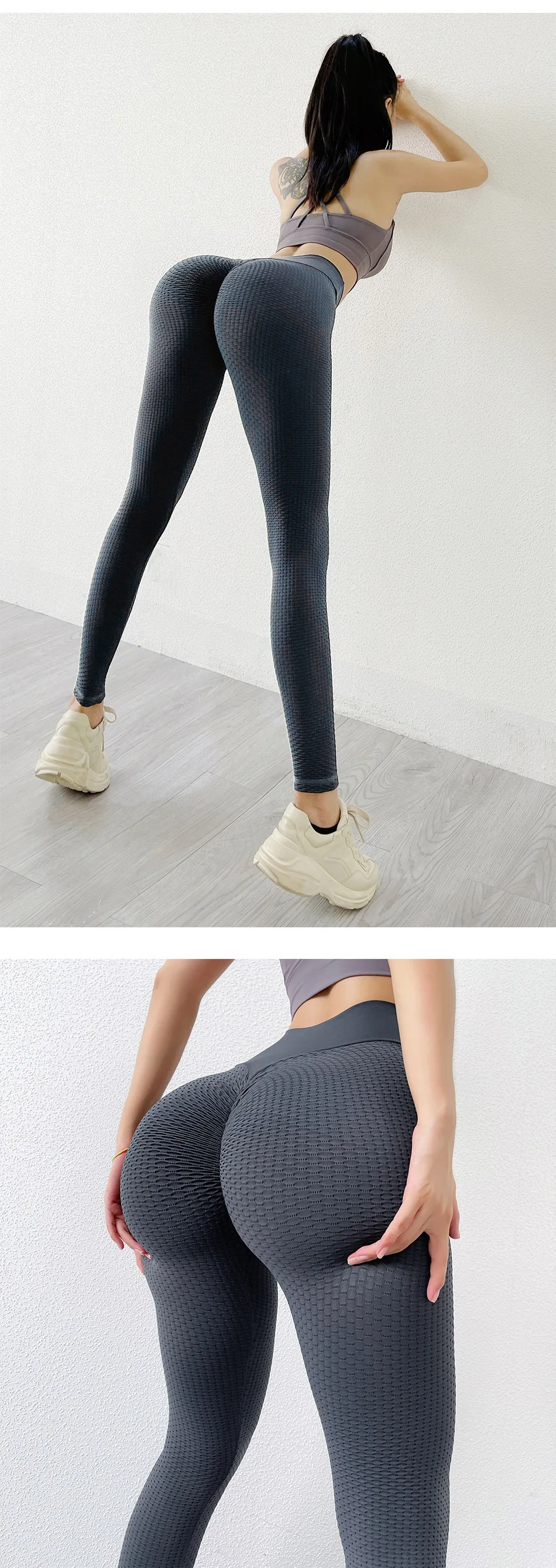 Push Up Yoga Leggings Butt Scrunch Seamless Sportswear Fitness Women Yoga Pants Bright Color High Waist Workout Tight Sweatpants