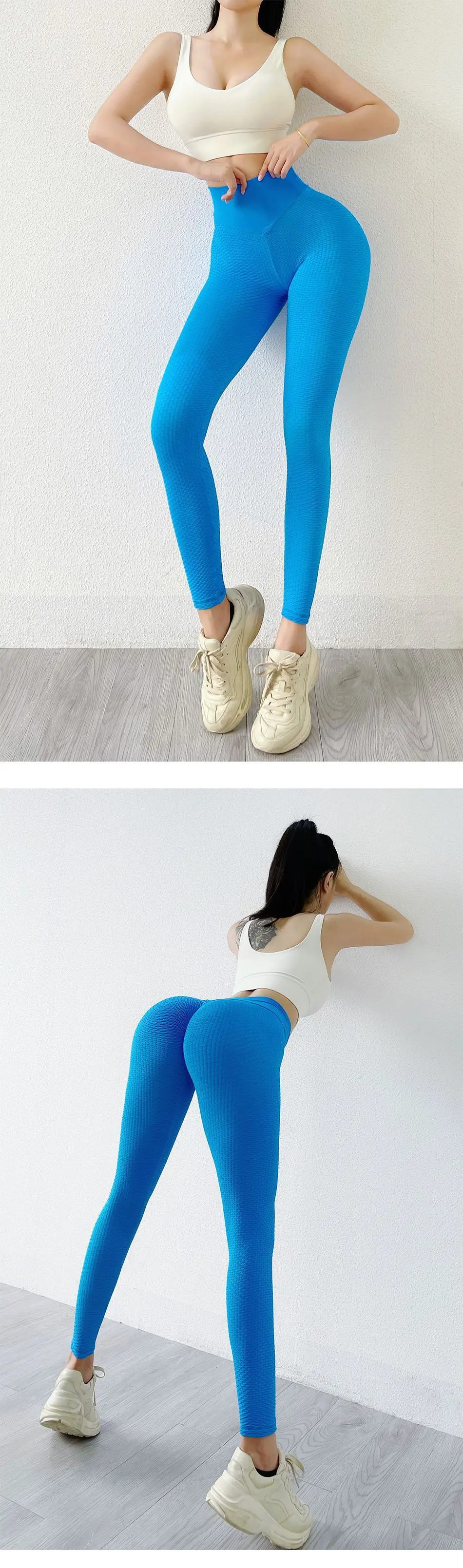 Push Up Yoga Leggings Butt Scrunch Seamless Sportswear Fitness Women Yoga Pants Bright Color High Waist Workout Tight Sweatpants