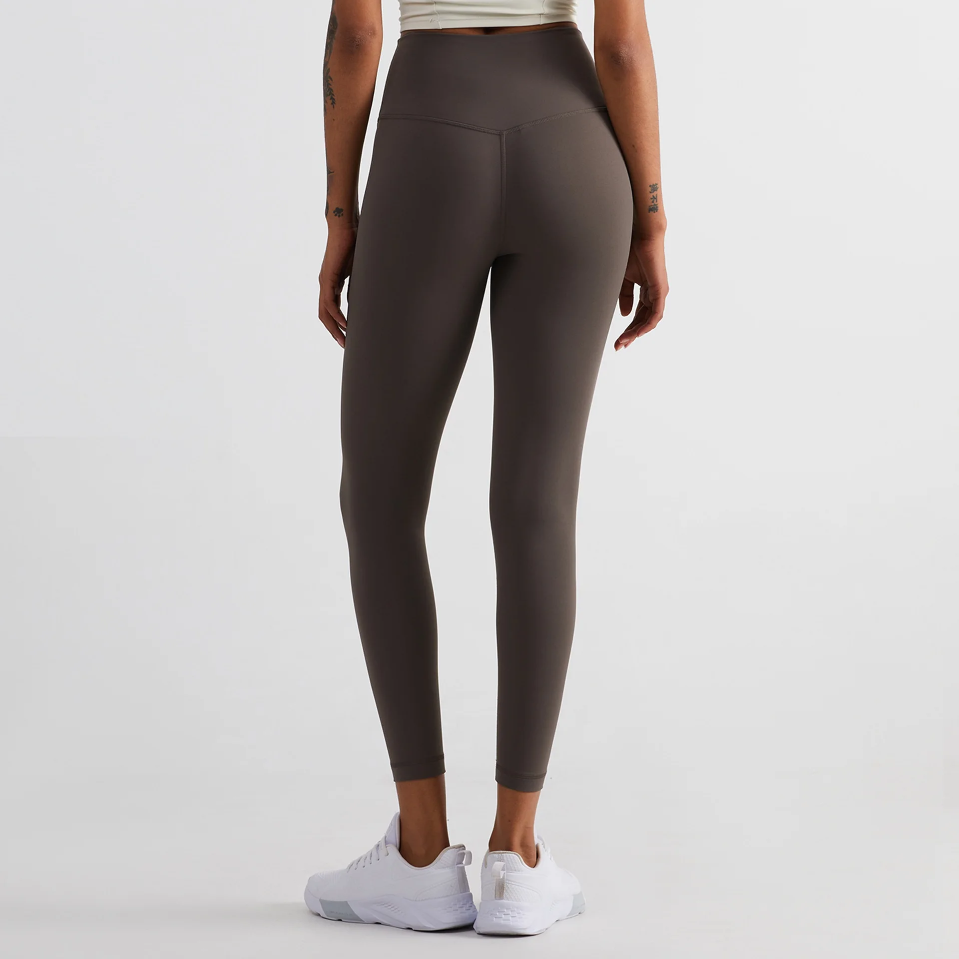 Solid Color High Waist Yoga Legging Athletic soft Women Sport Pant Tight Butter Gym Comprehensive Training Jog Back Waist Pocket