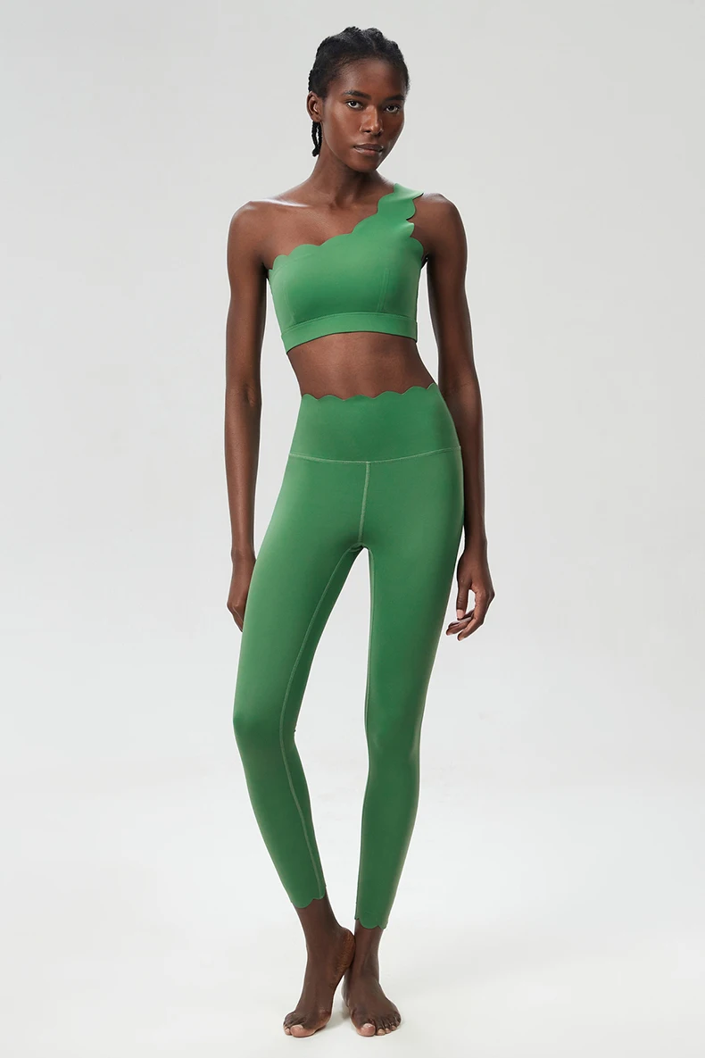 Women Two Pieces Fitness Yoga Set Stretch Soft Running Gym Suit Breathable Quick Dry Sportswear Female Strwetchy Workout Clothes