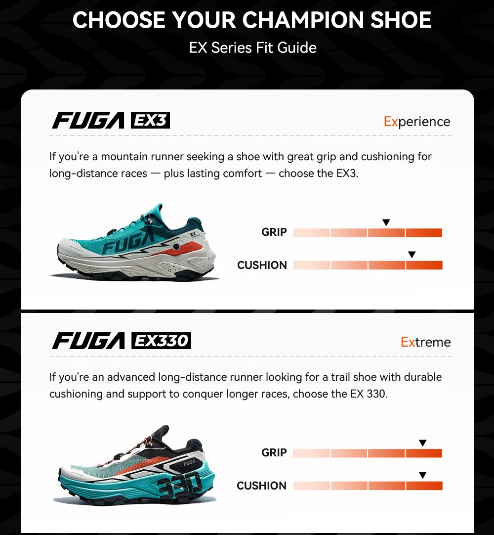 KAILAS FUGA EX3 Trail Running Shoes New Arrival Unisex Lightweight Athletic Anti-slip Breathable Mountain Running Shoe KS2613132