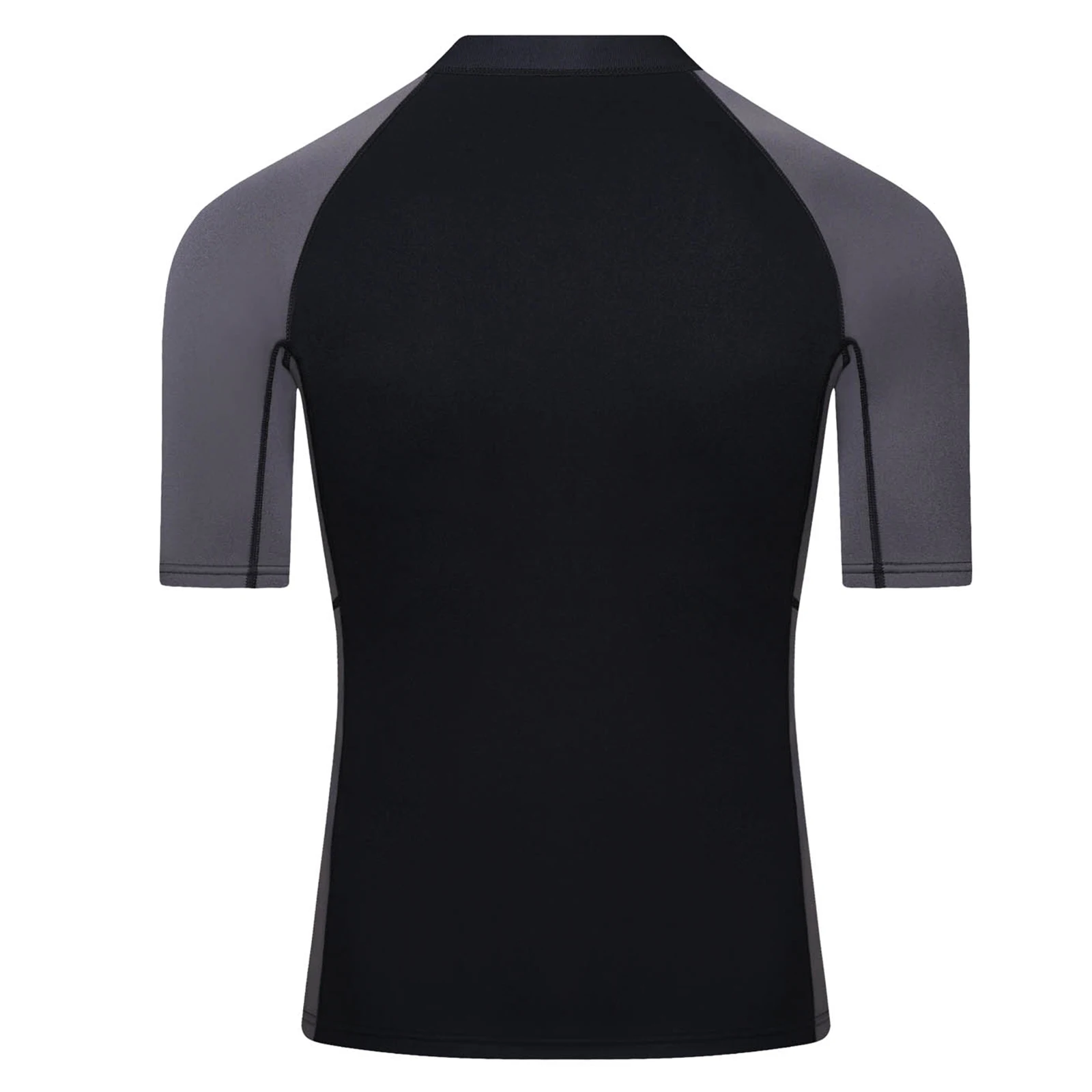 Men Wetsuit Top 2mm Neoprene Wetsuits Jacket Short Sleeves Zip Up Diving Suit for Swimming Snorkeling Scuba Diving Surfing Shirt