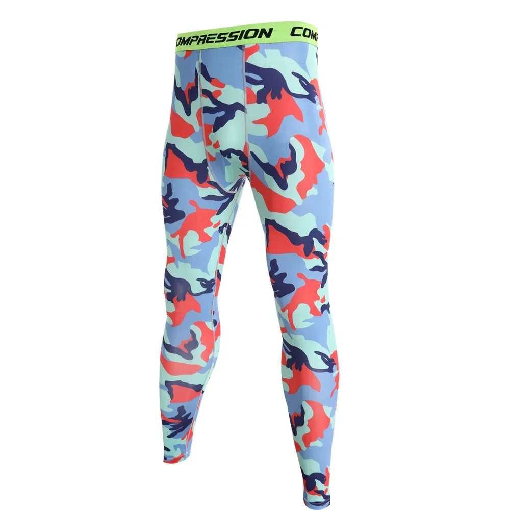 Men's Compression Pants Camouflage Sports Leggings Men Training Leggings Quick Dry Trousers Fitness Pants Running Jogging Tights