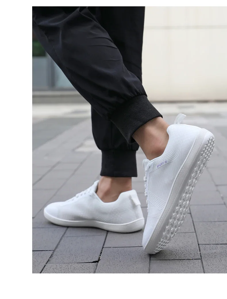 New Unisex Wider Shoes Breathable Mesh Men Barefoot Wide-toed Shoes Brand Flats Soft Zero Drop Sole Wider Toe Sneakes Plus Size
