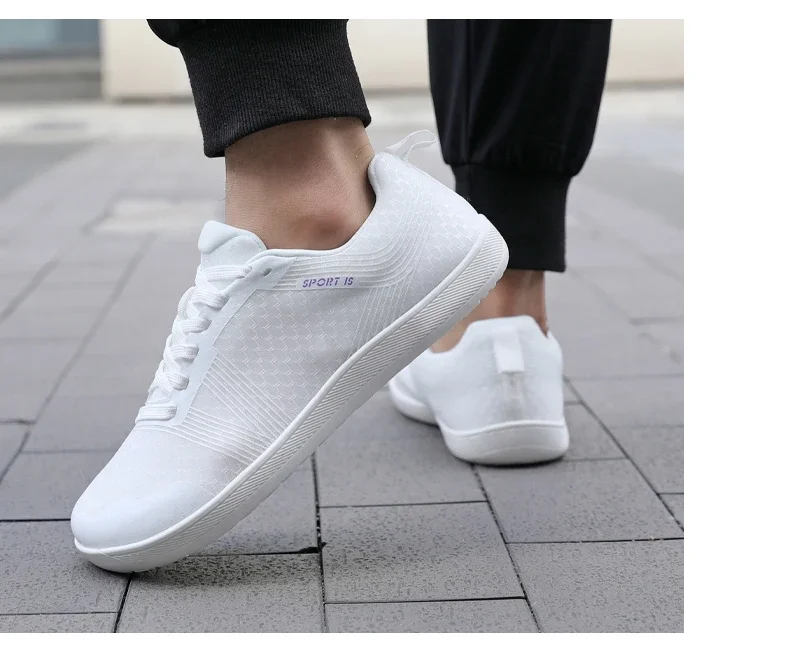New Unisex Wider Shoes Breathable Mesh Men Barefoot Wide-toed Shoes Brand Flats Soft Zero Drop Sole Wider Toe Sneakes Plus Size