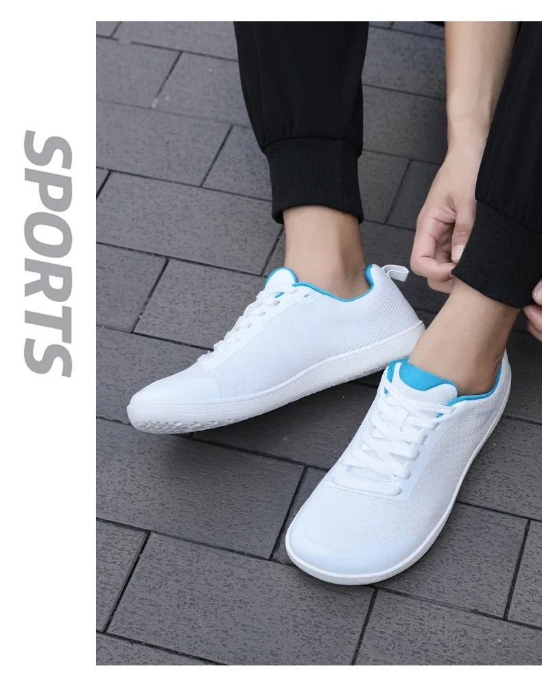 New Unisex Wider Shoes Breathable Mesh Men Barefoot Wide-toed Shoes Brand Flats Soft Zero Drop Sole Wider Toe Sneakes Plus Size