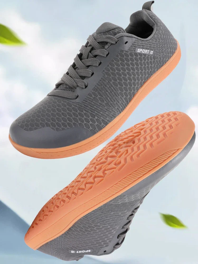 New Unisex Wider Shoes Breathable Mesh Men Barefoot Wide-toed Shoes Brand Flats Soft Zero Drop Sole Wider Toe Sneakes Plus Size
