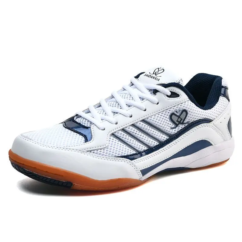 Professioanal Men Tennis Sneakers Breathable Table Tennis Shoes for Women Light Tennis Training Shoes Non Slip Outdoor Sneakers