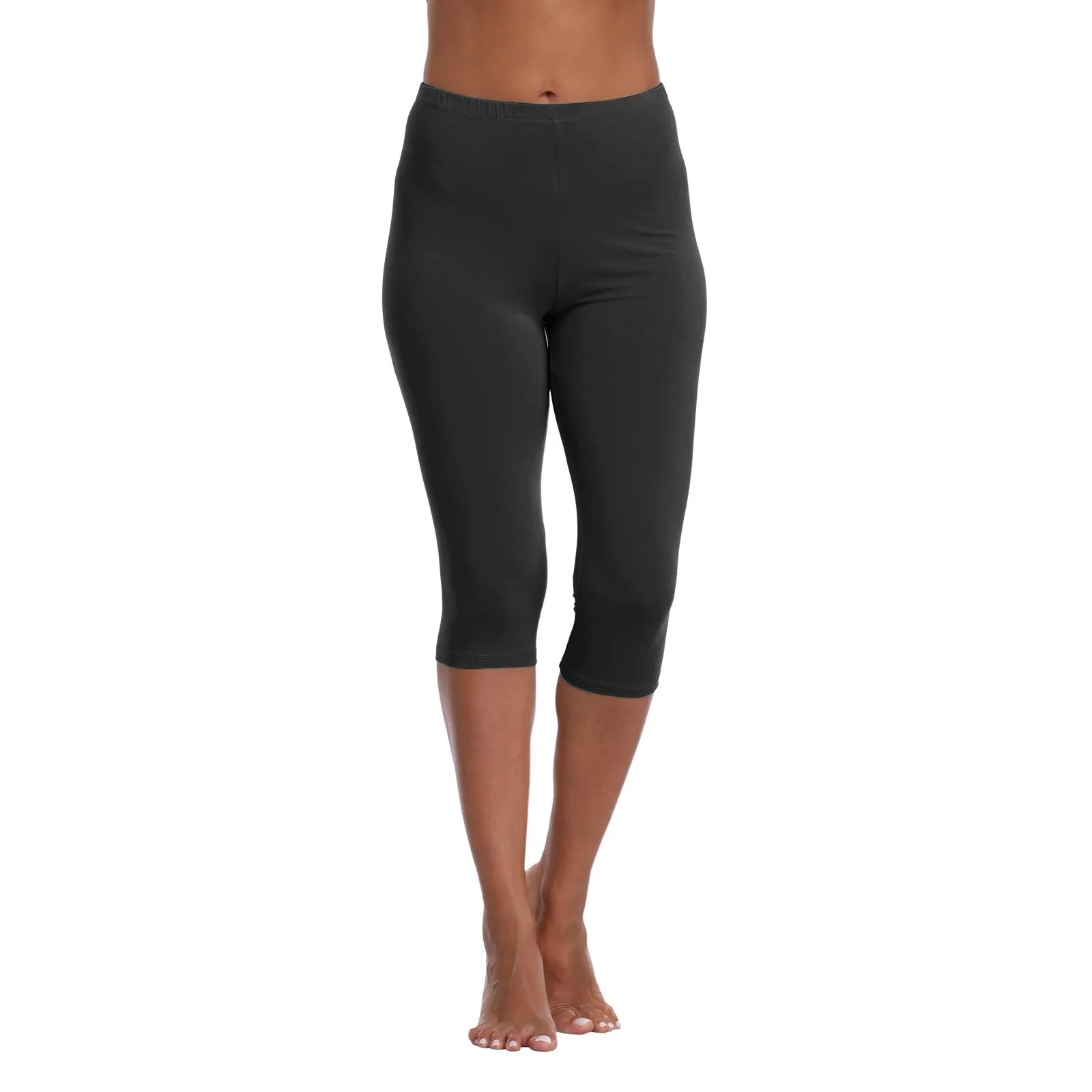 Women'S Sports Shorts Elastic Yoga Pants Summer Solid Color Sports Shorts Lightweight High Waisted Tight Solid Color Jogging