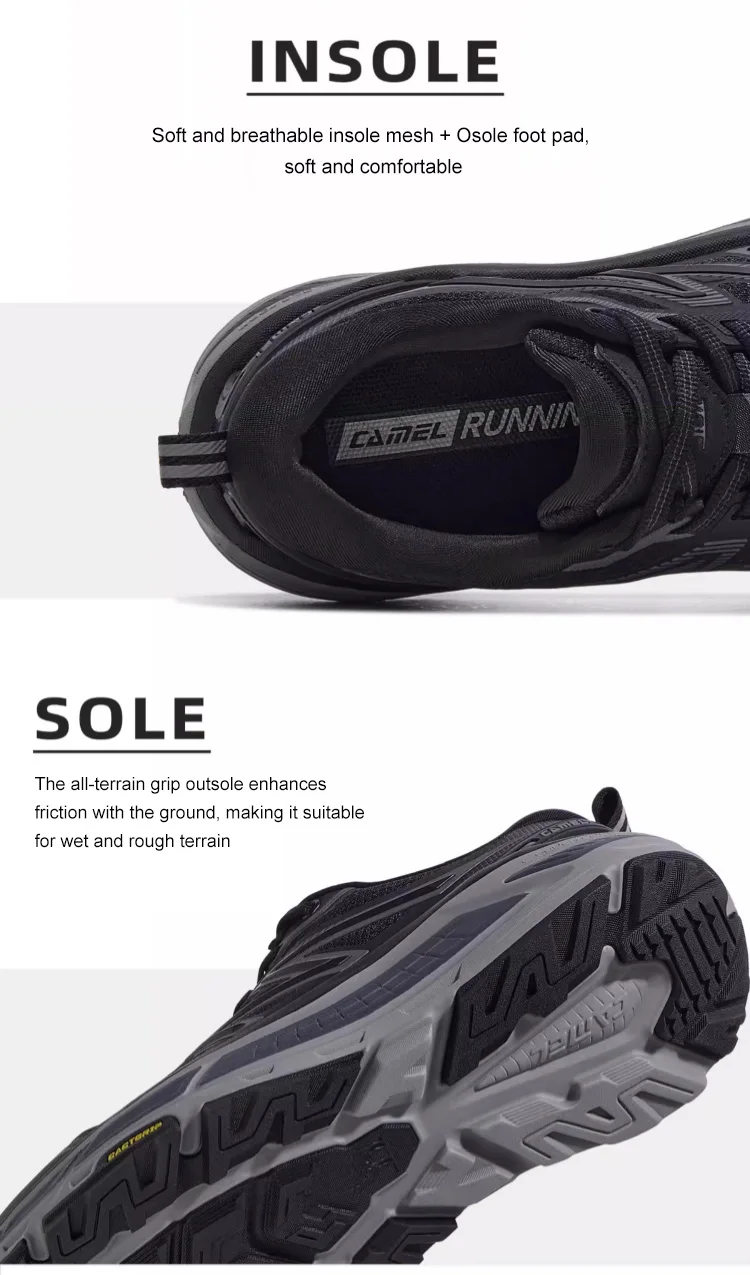GOLDEN CAMEL Sports Shoes Men Women Sneakers Motion Control Outdoor Casual Running All-terrain Jogging Shoes for Men Breathable