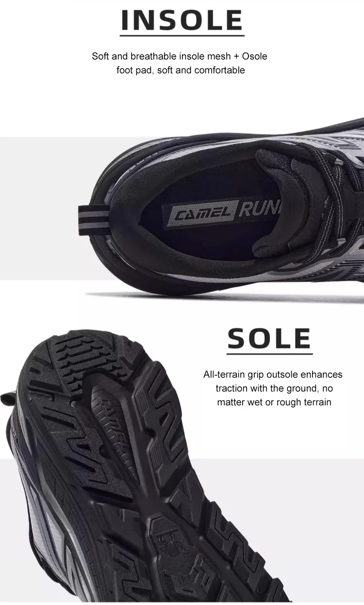 GOLDEN CAMEL Sports Shoes Men Women Sneakers Motion Control Outdoor Casual Running All-terrain Jogging Shoes for Men Breathable