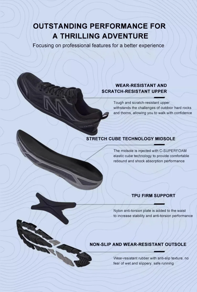 GOLDEN CAMEL Sports Shoes Men Women Sneakers Motion Control Outdoor Casual Running All-terrain Jogging Shoes for Men Breathable
