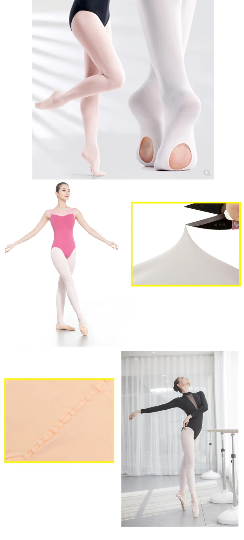 Ballet Tights For Girls Convertible Ballet Stockings Woman Ballet Dance Leggings Children Velvet Tights Seamless Pantyhose