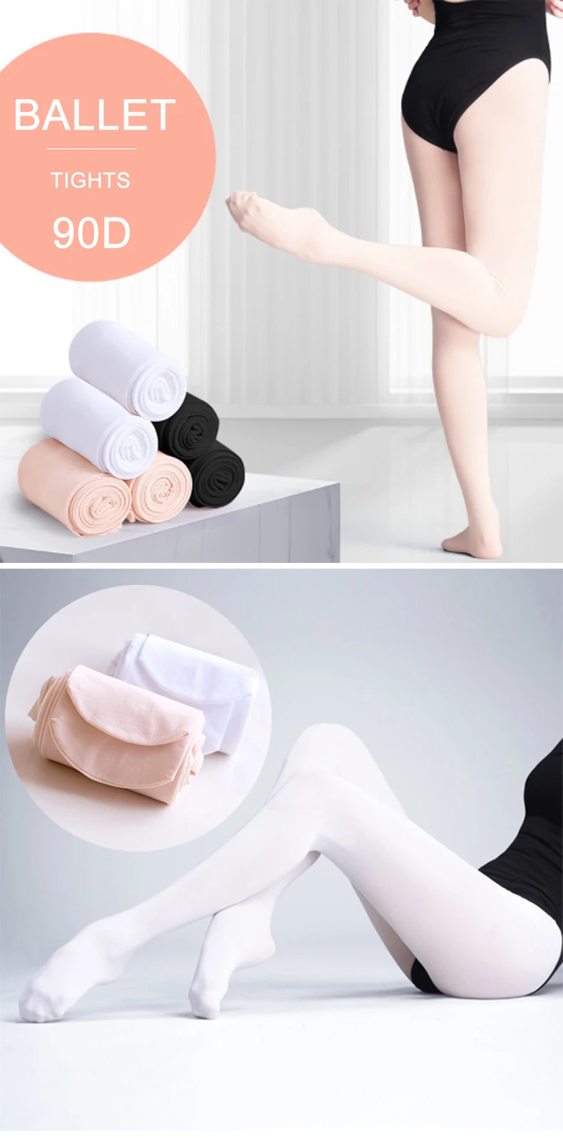 Ballet Tights For Girls Convertible Ballet Stockings Woman Ballet Dance Leggings Children Velvet Tights Seamless Pantyhose