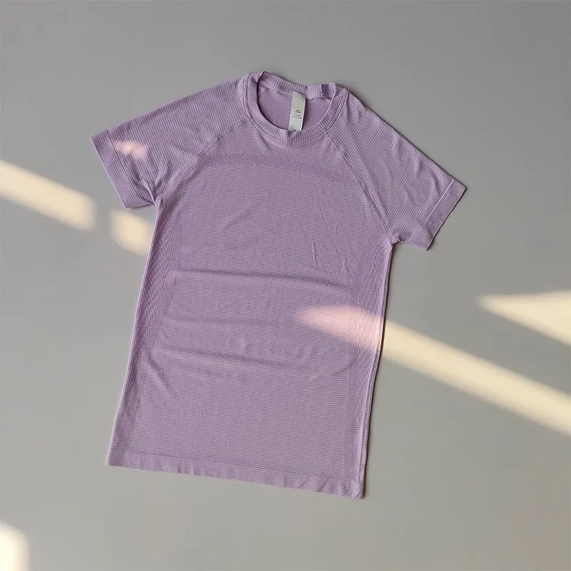 Women Yoga Top Seamless Sport T Shirts Fitness Clothes Short Sleeve Yoga Shirt Gym Top Running Active Wear Sport Top