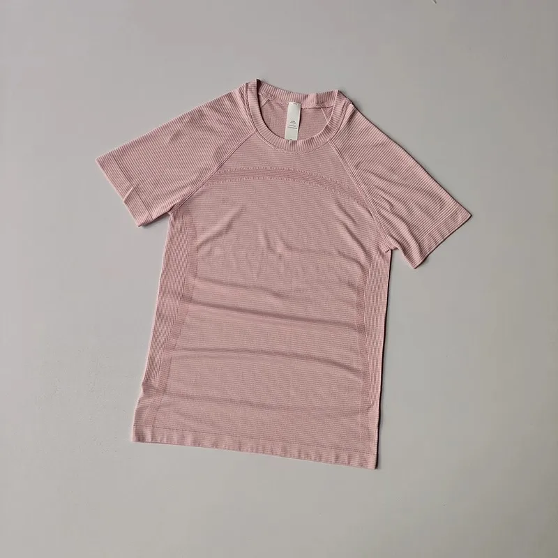 Women Yoga Top Seamless Sport T Shirts Fitness Clothes Short Sleeve Yoga Shirt Gym Top Running Active Wear Sport Top