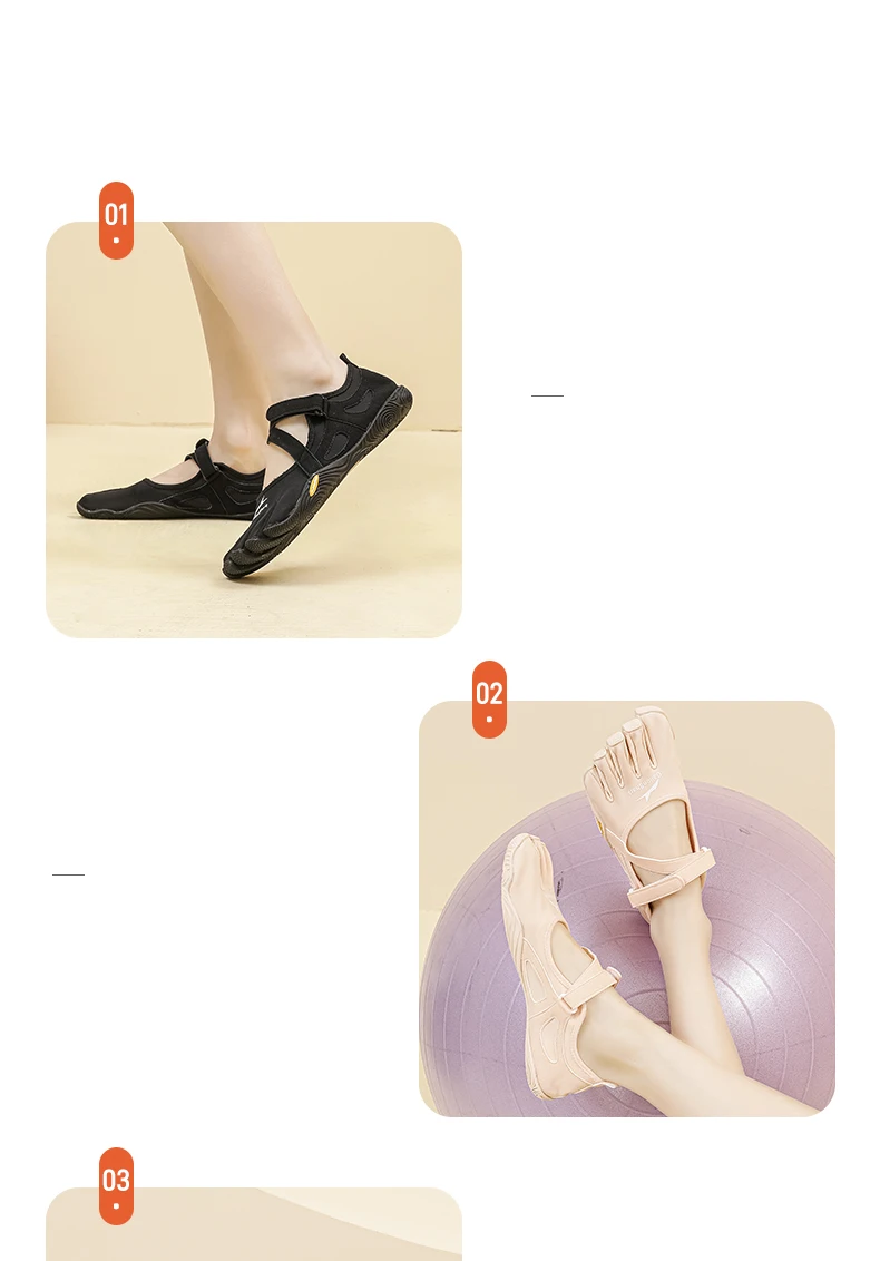 GallonShark Adult Non-Slip Closed-Toe Five-Finger Shoes, Supportive Barefoot Shoes for Yoga, Pilates & Home Exercise Sessions