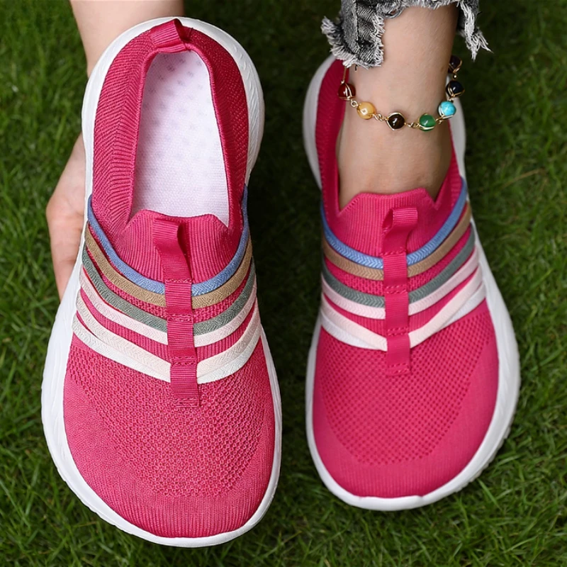 New Women's Wide Last Shoes Comfortable Soft Minimalist Fashion Walking Sneakers Outdoor Tennis Slow Running Women Platform Shoe