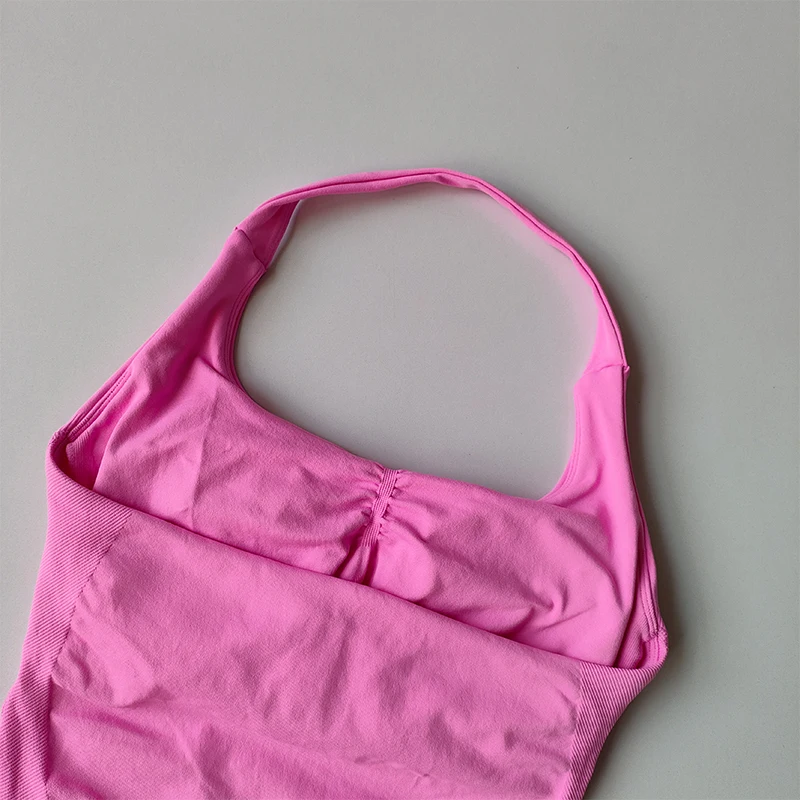 Seamless Cross Back Yoga Sports Bra Summer Shock Proof Gym Workout Fitness Push up Top Yoga Running Active Sportswear Vest Bra