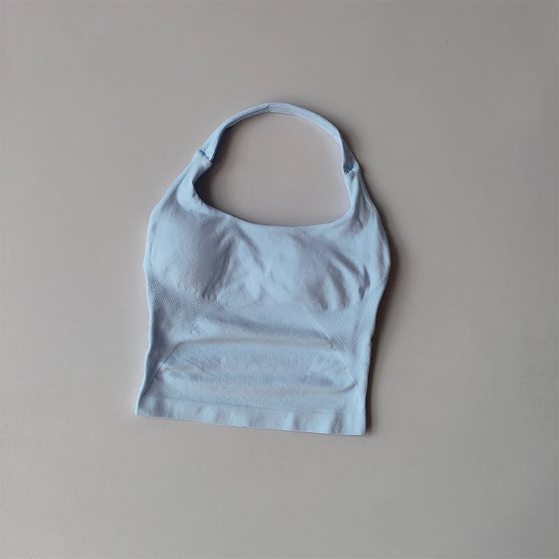 Seamless Cross Back Yoga Sports Bra Summer Shock Proof Gym Workout Fitness Push up Top Yoga Running Active Sportswear Vest Bra