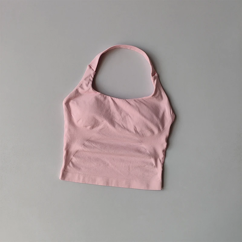Seamless Cross Back Yoga Sports Bra Summer Shock Proof Gym Workout Fitness Push up Top Yoga Running Active Sportswear Vest Bra