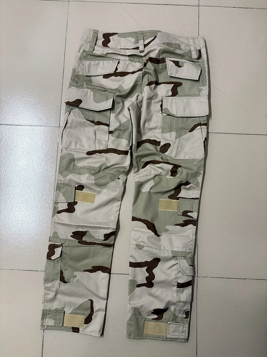 G2 tactical suit Three Sand Camouflage Frog Suit GEN2 Set Tactical Pants Top Wear Resistant and Scratch Resistant Training Suit