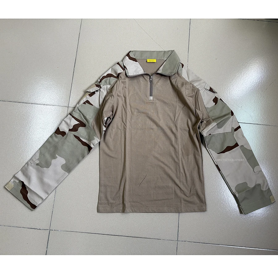 G2 tactical suit Three Sand Camouflage Frog Suit GEN2 Set Tactical Pants Top Wear Resistant and Scratch Resistant Training Suit