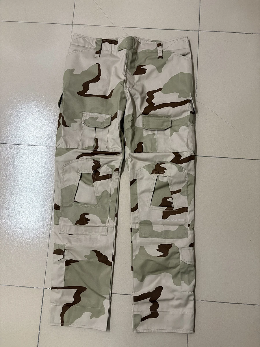 G2 tactical suit Three Sand Camouflage Frog Suit GEN2 Set Tactical Pants Top Wear Resistant and Scratch Resistant Training Suit