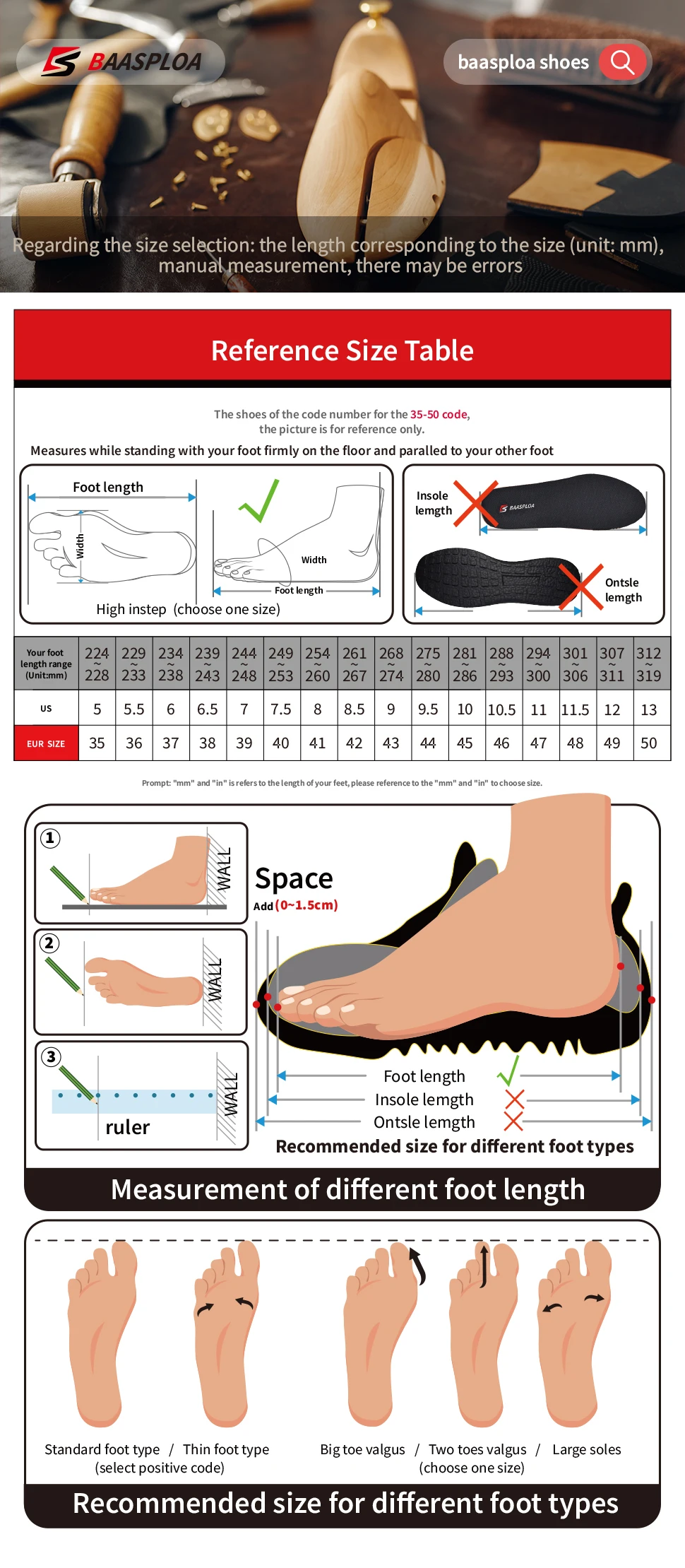 Baasploa Men Running Shoes Brand Breathable Mesh Outdoor Grass New Male Sneakers Shoes Walking Gym Shoes For Men Plus size 41-50