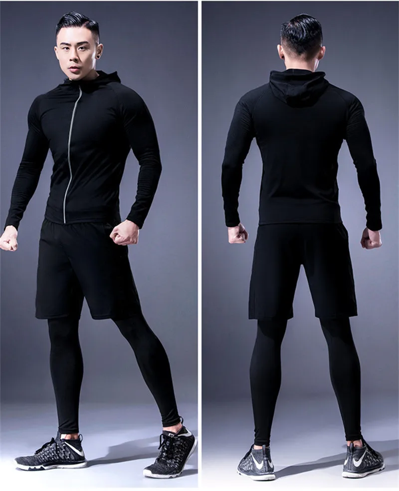 Men's Sports Top Coat with Pockets, Fitness Equipment, Running Jackets, Sportswear, Workout, Jogging, Sweatshirts