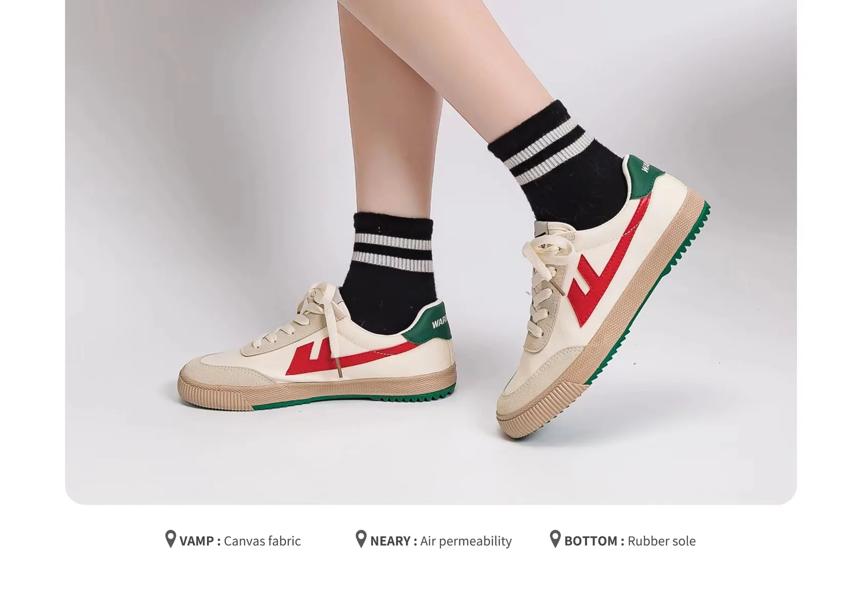 Warrior 2025 Lightweight Breathable Flats Shoes Luxury Brand Men's White Walking Sneakers Zapatos Hombre Chaussure Homme