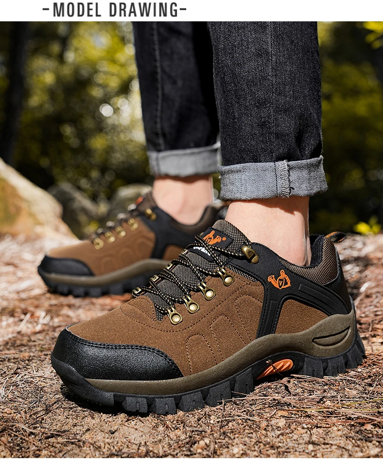 Mens & Women Classical Hiking Boots Summer Winter Outdoor Non Slip Fashion Sneakers Ankle Boot Boys Rubber Climbing Shoes Autumn