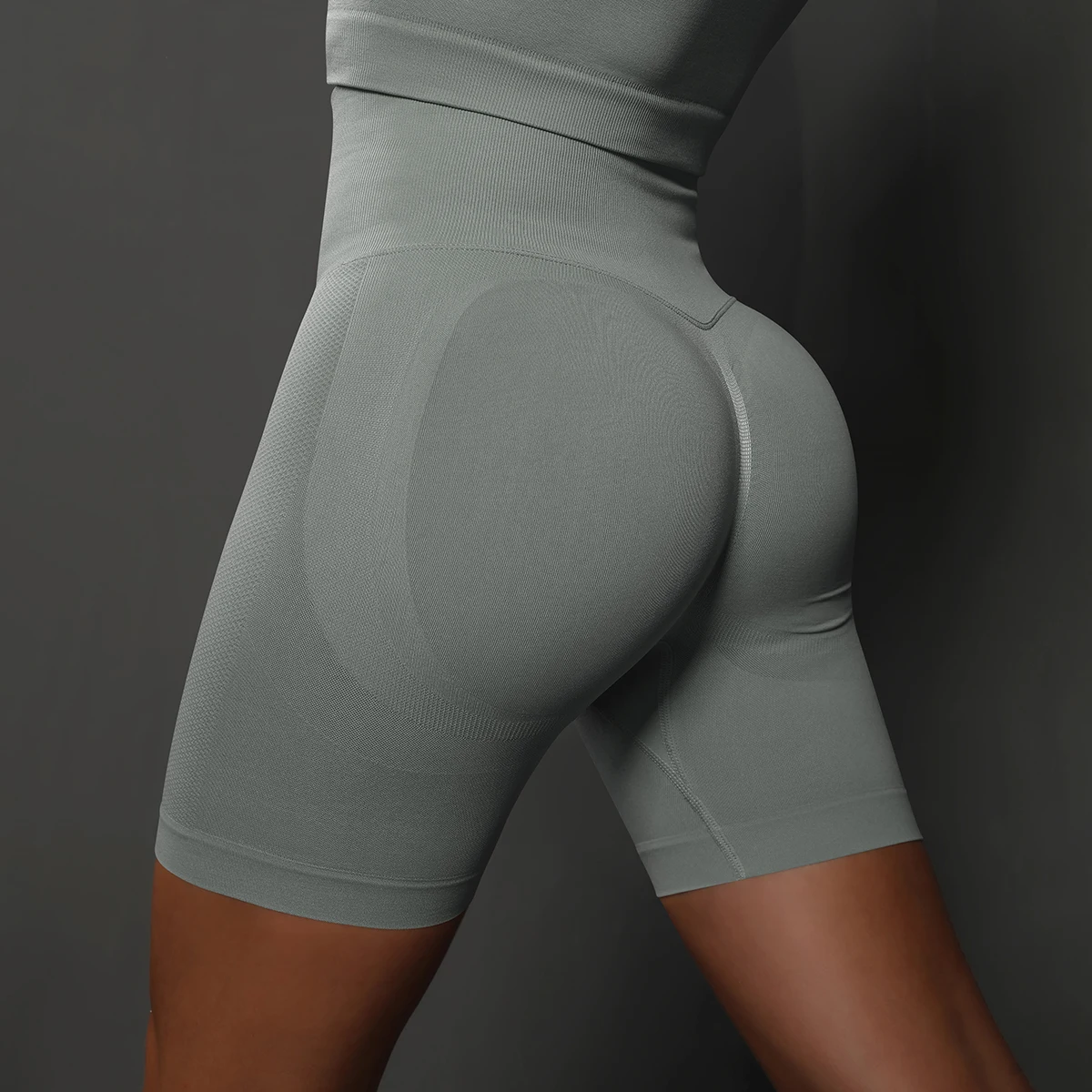 Women Shorts Yoga Fitness Shorts Running Cycling Shorts Breathable Sports Leggings Seamless High Waist Summer Workout Gym Shorts