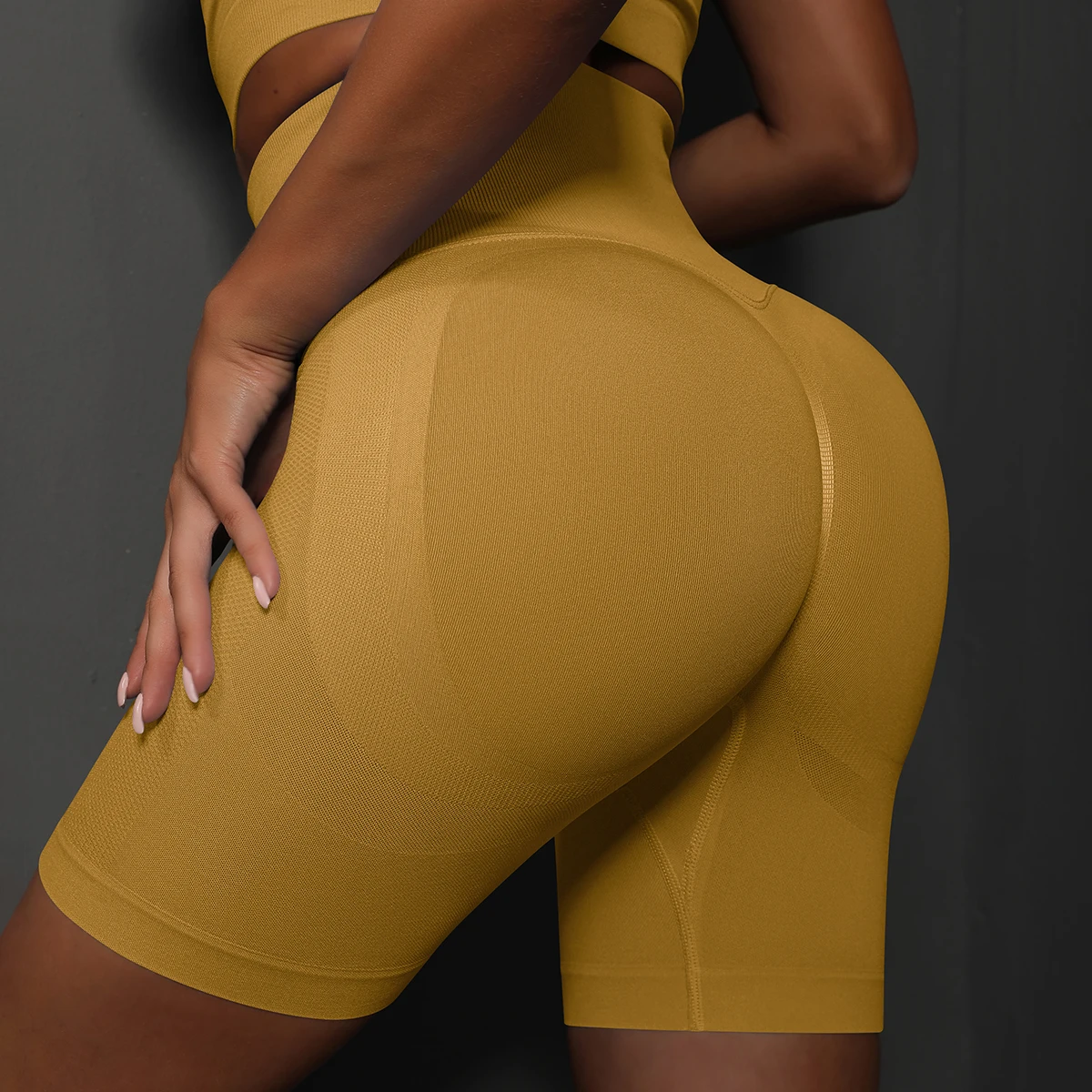 Women Shorts Yoga Fitness Shorts Running Cycling Shorts Breathable Sports Leggings Seamless High Waist Summer Workout Gym Shorts
