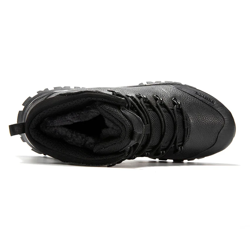 HUMTTO Brand Breathable Hiking Shoes for Men Winter Waterproof Outdoor Climbing Trekking Shoes Mens Leather Male Tactical Boots