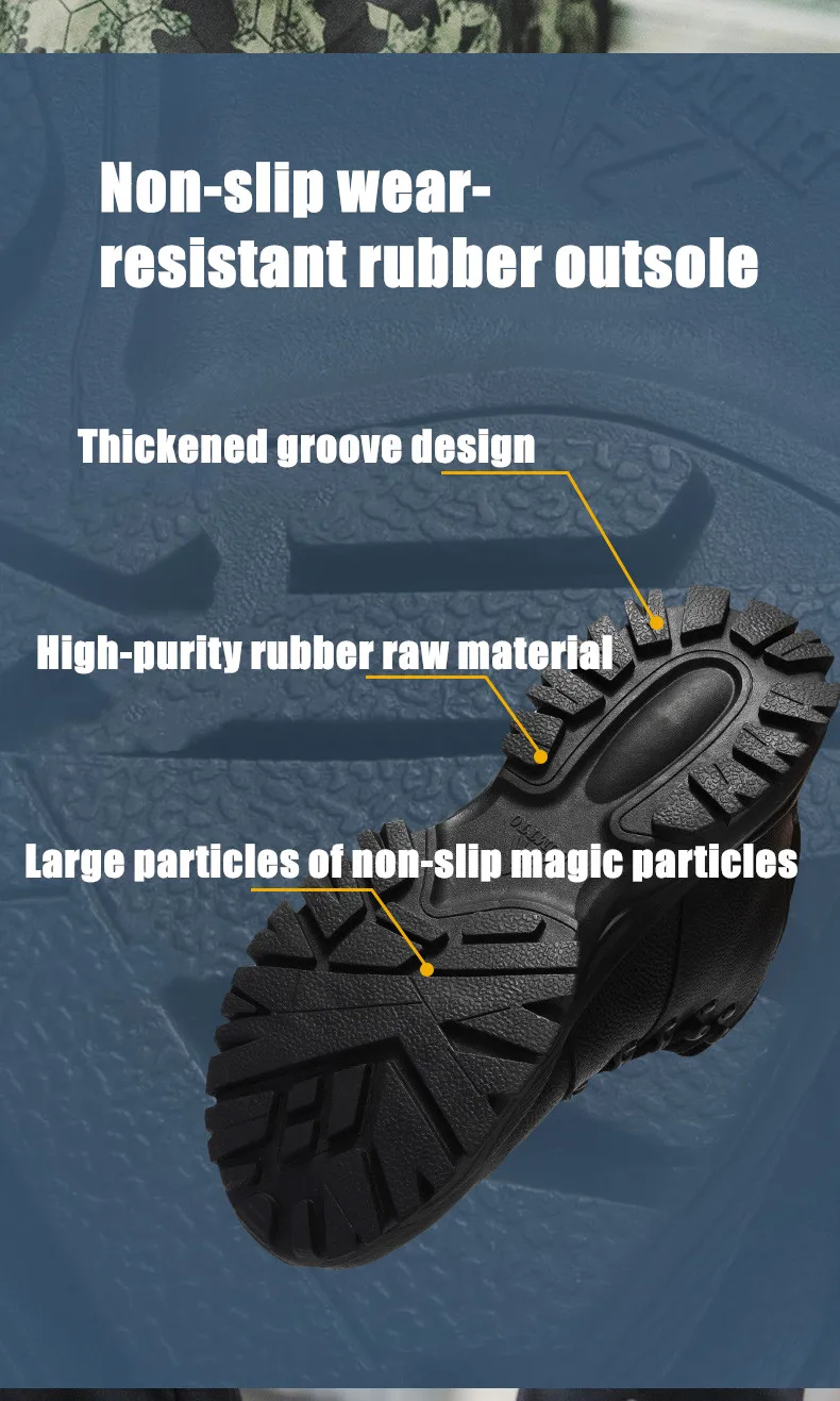 HUMTTO Brand Breathable Hiking Shoes for Men Winter Waterproof Outdoor Climbing Trekking Shoes Mens Leather Male Tactical Boots