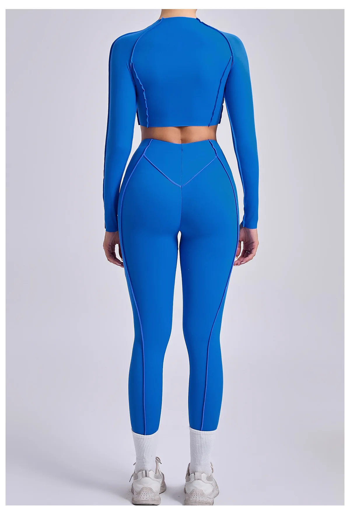 Seamless Yoga Sets Sports Fitness High Waist Hip-lifting Skinny Breathable Outdoors Running Workout Clothing Gym Suits for Women