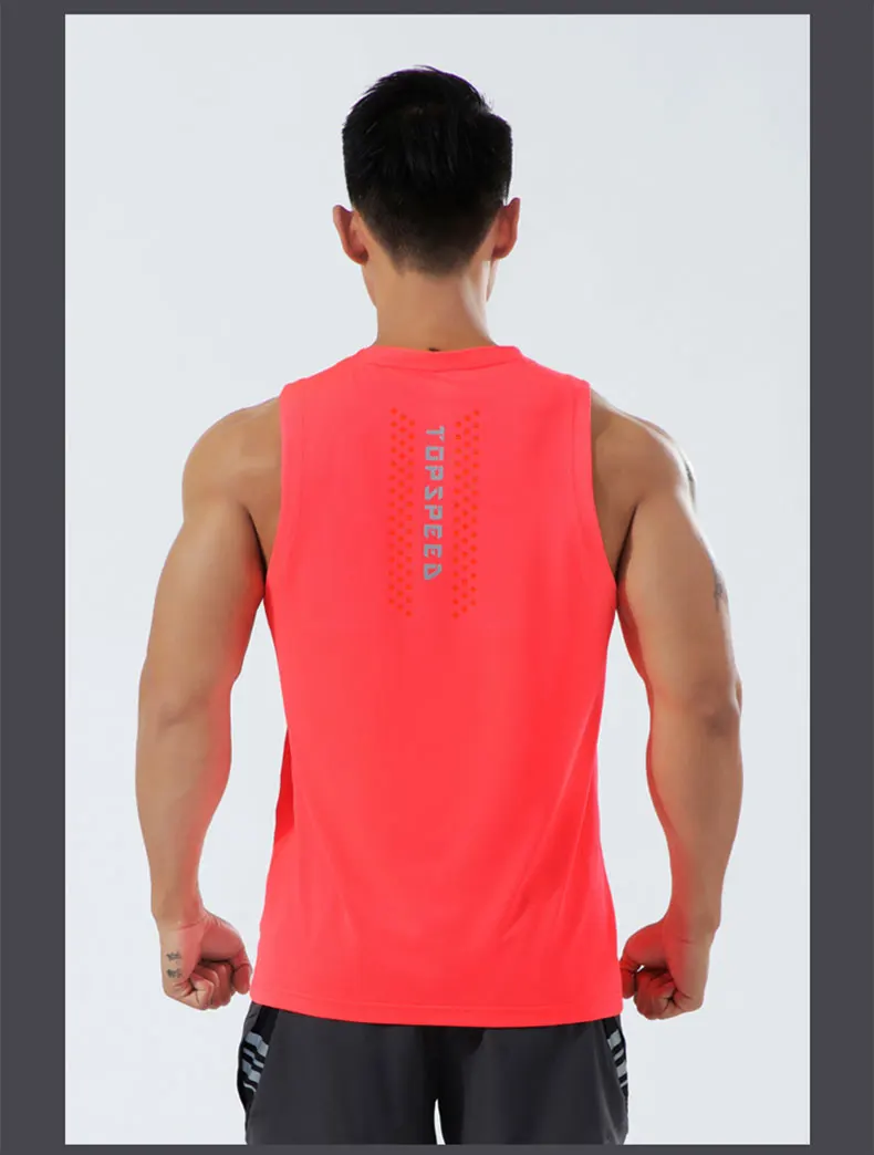 Man Runner Vest Training Bodybuilding Men Sleeveless T-shirts Fitness Clothes Male Sportswear Gym Running Top Outdoor Clothing