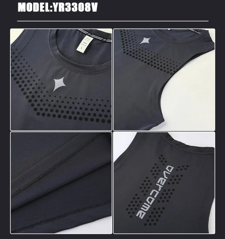 Man Runner Vest Training Bodybuilding Men Sleeveless T-shirts Fitness Clothes Male Sportswear Gym Running Top Outdoor Clothing