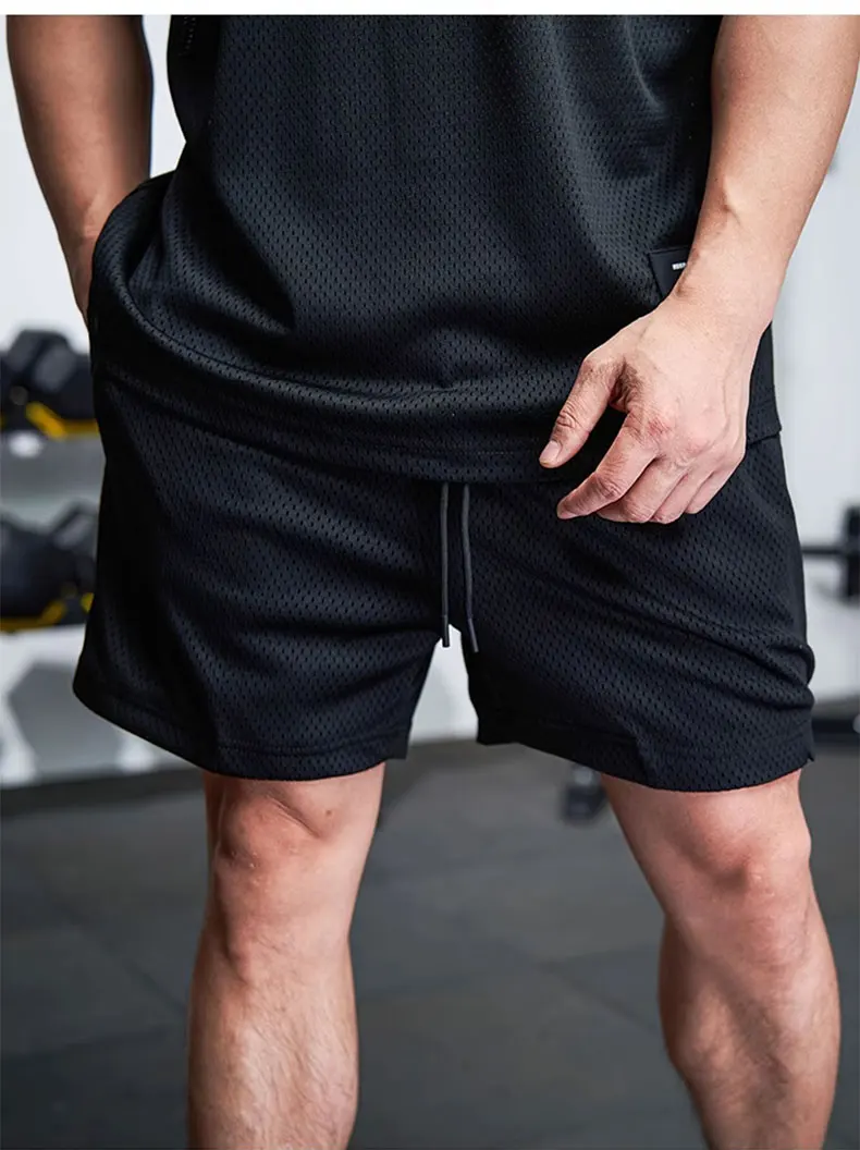 Men's American Sports Basketball Shorts Summer Loose Fitness Running Pants Mesh Comfortable and Breathable Scanties Jogging