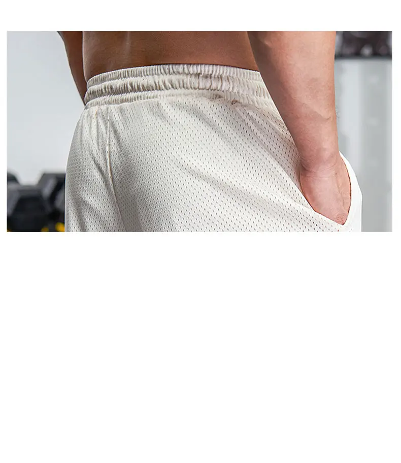 Men's American Sports Basketball Shorts Summer Loose Fitness Running Pants Mesh Comfortable and Breathable Scanties Jogging