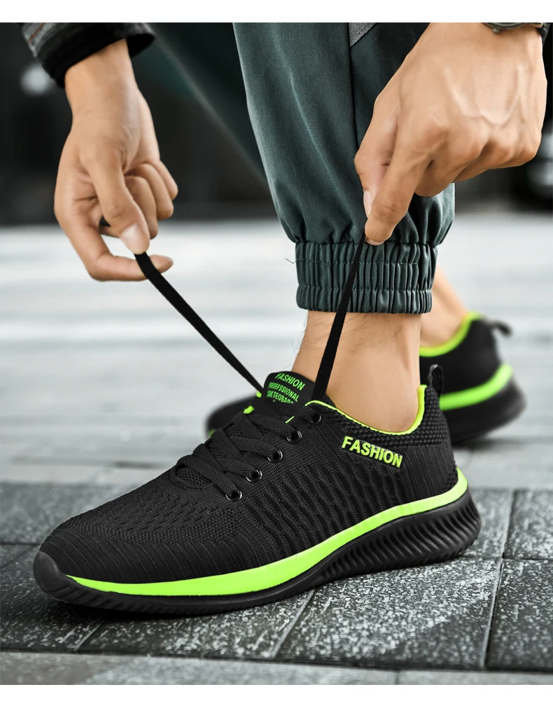 Men Shoes Running Shoes For Men Lightweight Tenis Comfortable Breathable Walking Sneakers 2024