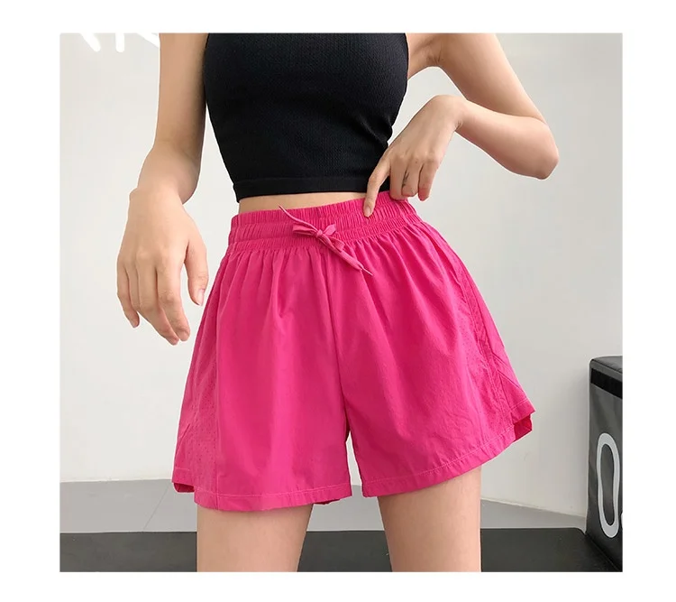 High Waist Sport Quick-Dry Athletic Shorts in Summer Sportswear Gym Yoga Wear Female Running Cycling Short Workout Clothes